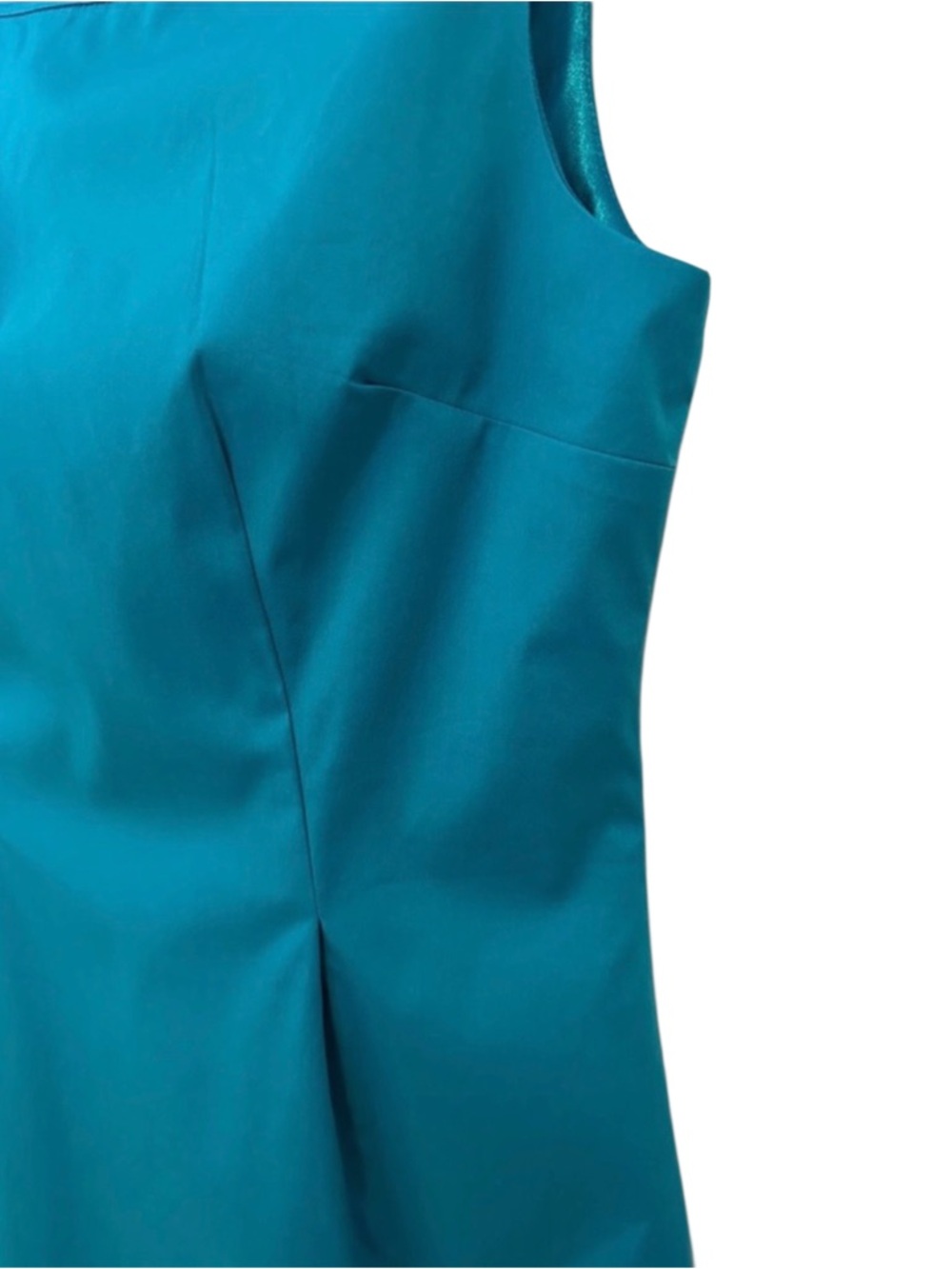 Tahari Sleeveless Sheath Dress – Women’s Size 8 – Teal - Picture 3 of 6